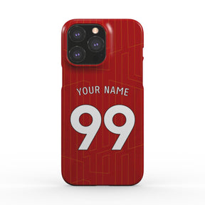 Liverpool - 2024/25 - Home Kit - Personalised Hard Shell Phone Case