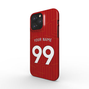 Liverpool - 2024/25 - Home Kit - Personalised Hard Shell Phone Case