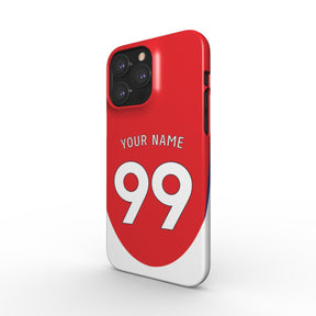 Arsenal - 2024/25 - Home Kit - Personalised Hard Shell Phone Case