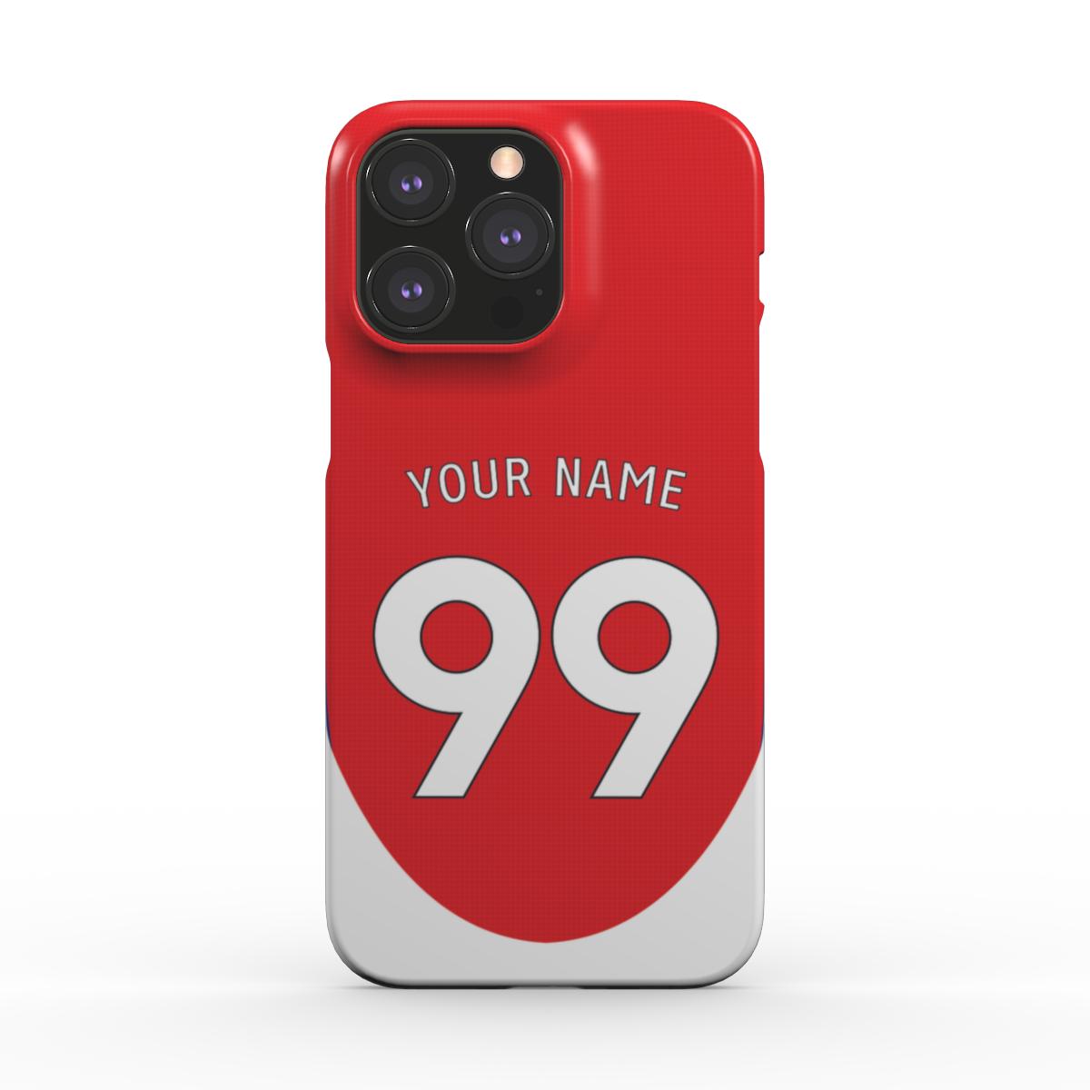 Arsenal - 2024/25 - Home Kit - Personalised Hard Shell Phone Case