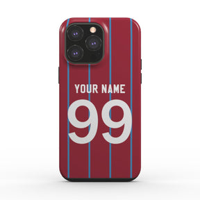 Aston Villa - 1993/95 - Home Kit - Personalised Dual Layer Phone Case