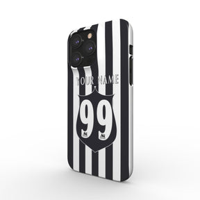 Newcastle United - 1997/99 - Home Kit - Personalised Hard Shell Phone Case