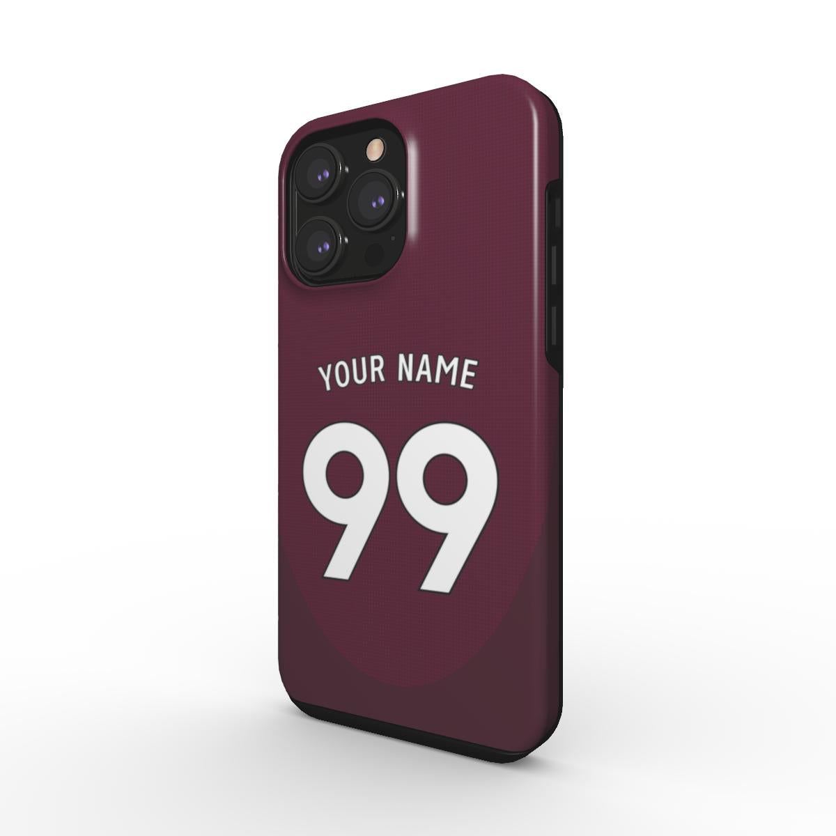 Aston Villa - 2024/25 - Home Kit - Personalised Dual Layer Phone Case - TIFO CASES