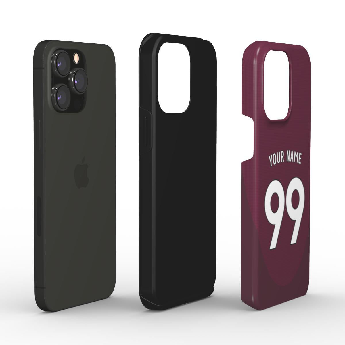 Aston Villa - 2024/25 - Home Kit - Personalised Dual Layer Phone Case - TIFO CASES