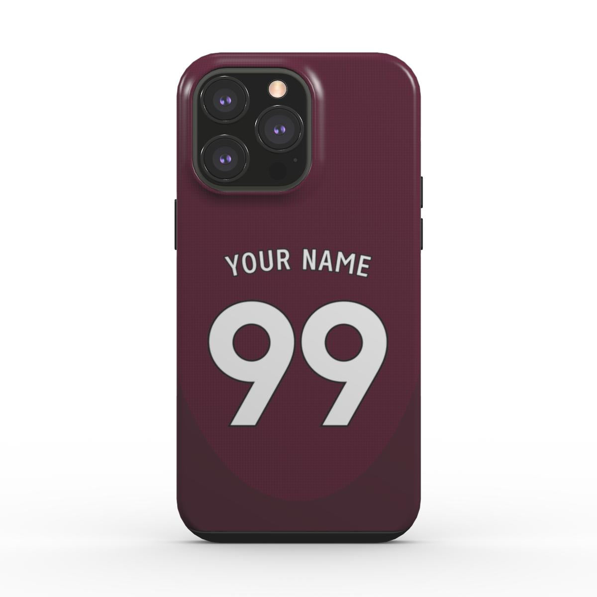 Aston Villa - 2024/25 - Home Kit - Personalised Dual Layer Phone Case - TIFO CASES