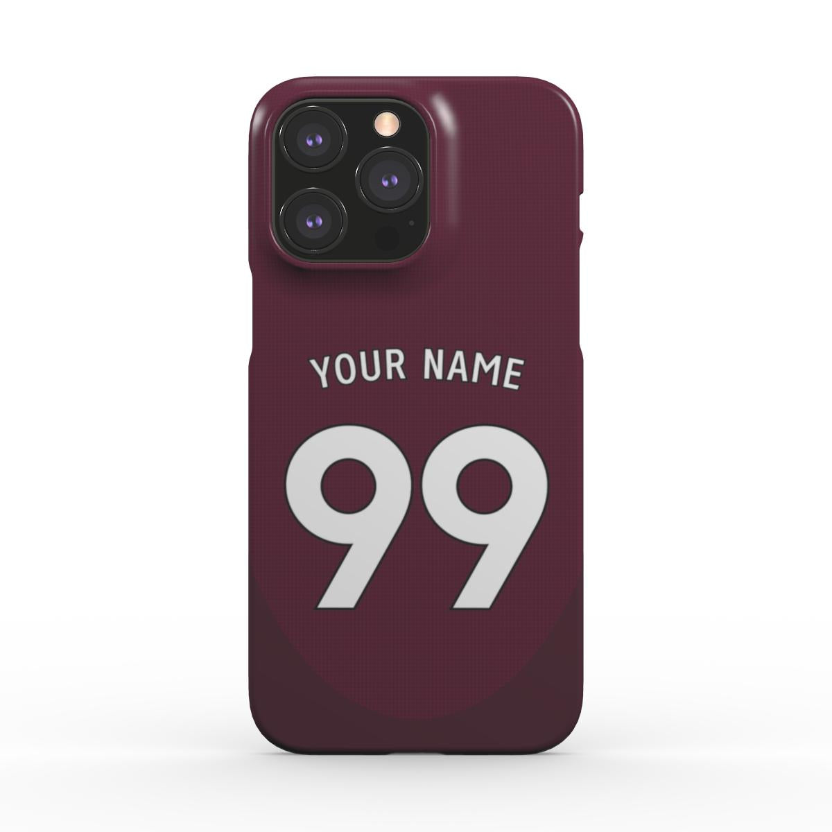 Aston Villa - 2024/25 - Home Kit - Personalised Hard Shell Phone Case - TIFO CASES