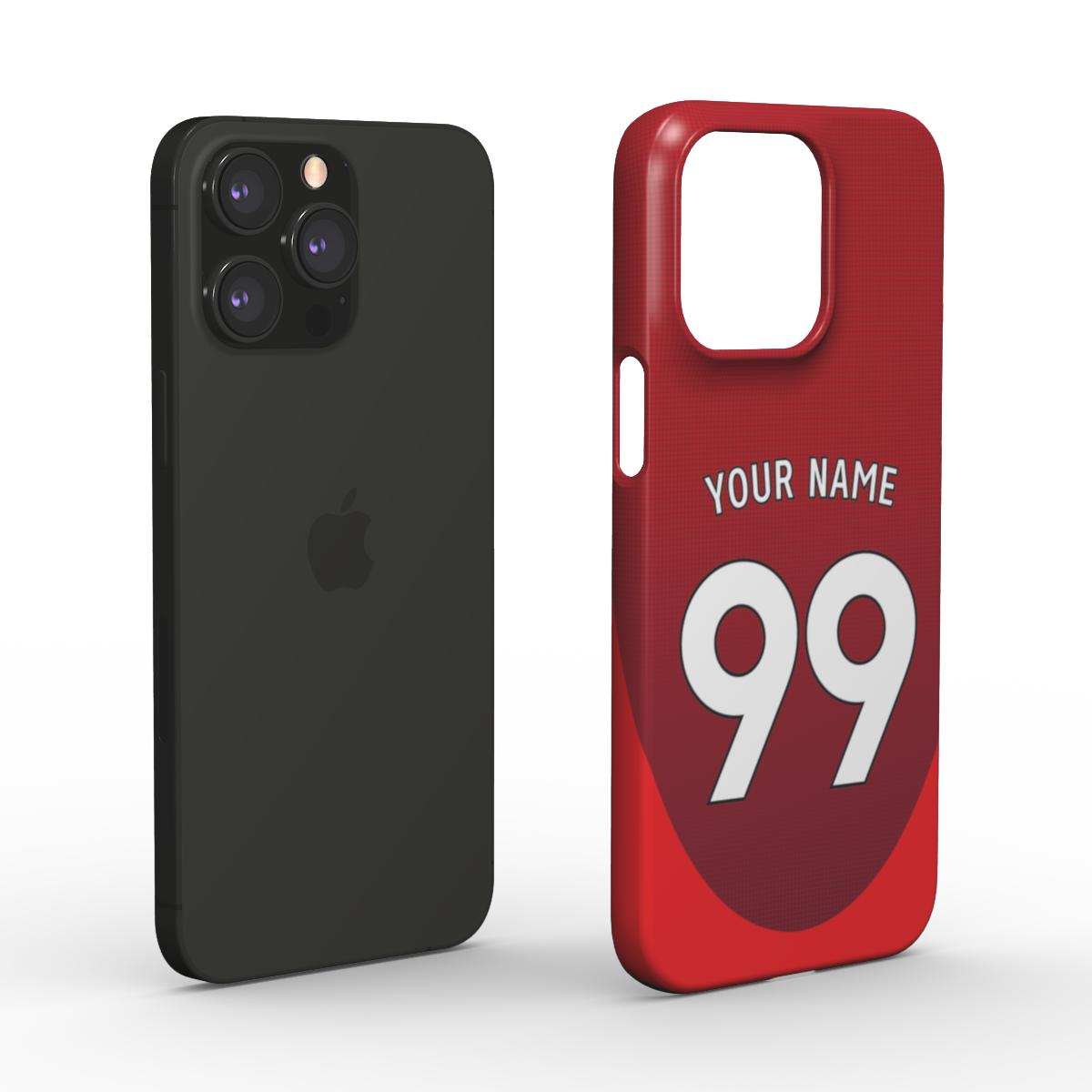 Manchester United - 2024/25 - Home Kit - Personalised Hard Shell Phone Case - TIFO CASES