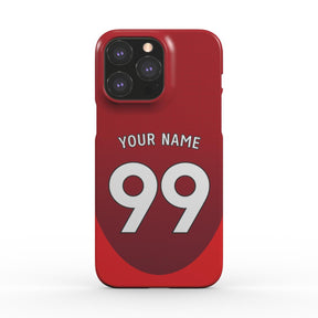 Manchester United - 2024/25 - Home Kit - Personalised Hard Shell Phone Case - TIFO CASES