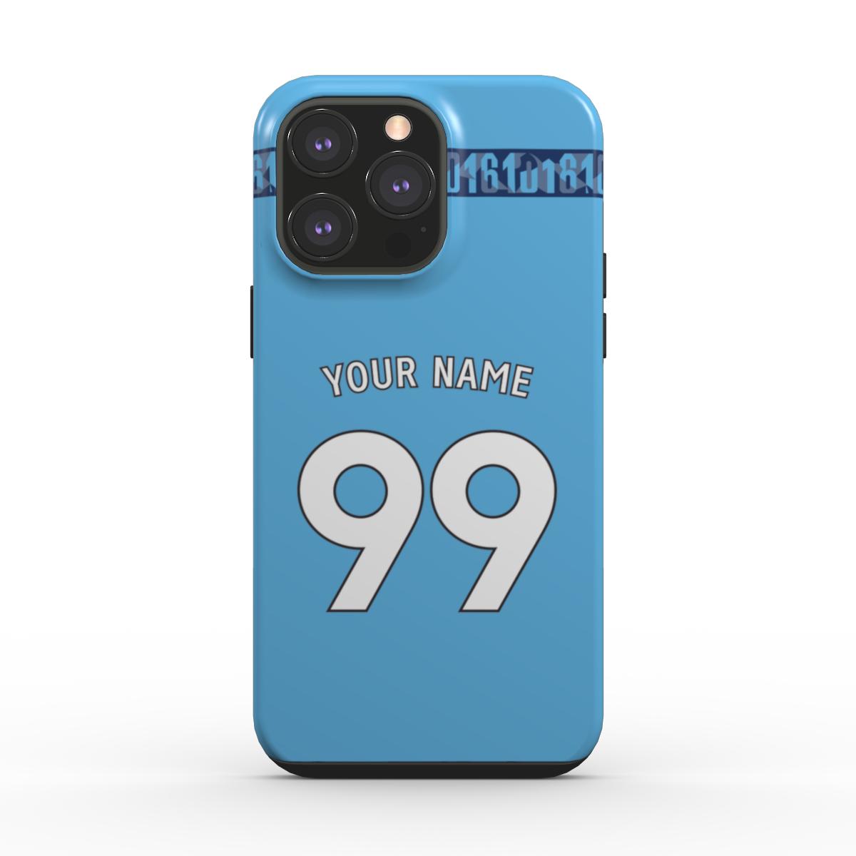 Manchester City - 2024/25 - Home Kit - Personalised Dual Layer Phone Case - TIFO CASES