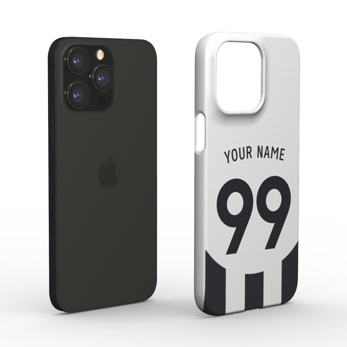 Newcastle United - 2024/25 - Home Kit - Personalised Hard Shell Phone Case - TIFO CASES