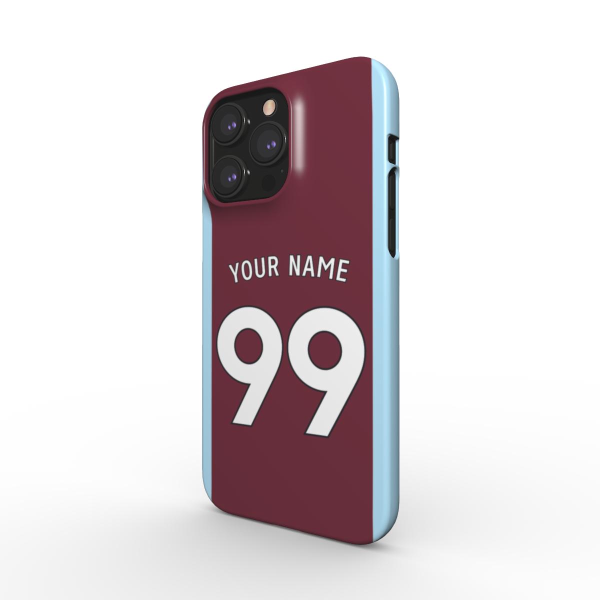 West Ham - 2024/25 - Home Kit - Personalised Hard Shell Phone Case - TIFO CASES