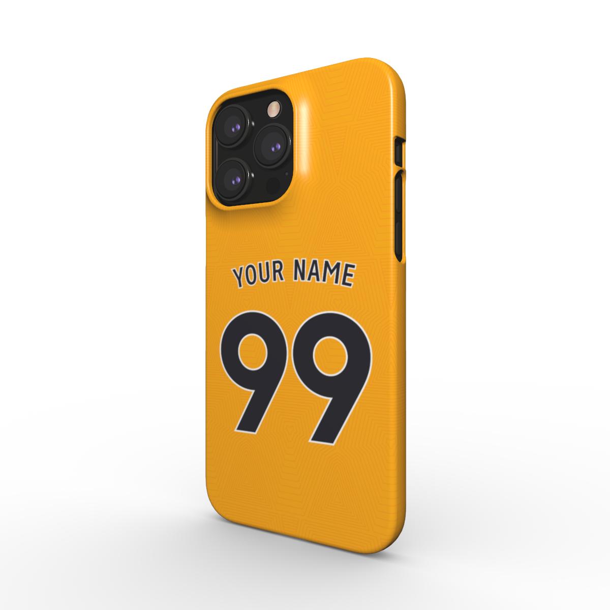 Wolverhampton Wanderers - 2024/25 - Home Kit - Personalised Hard Shell Phone Case - TIFO CASES