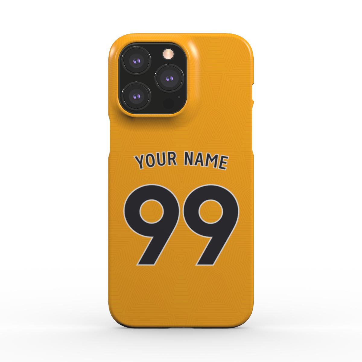 Wolverhampton Wanderers - 2024/25 - Home Kit - Personalised Hard Shell Phone Case - TIFO CASES