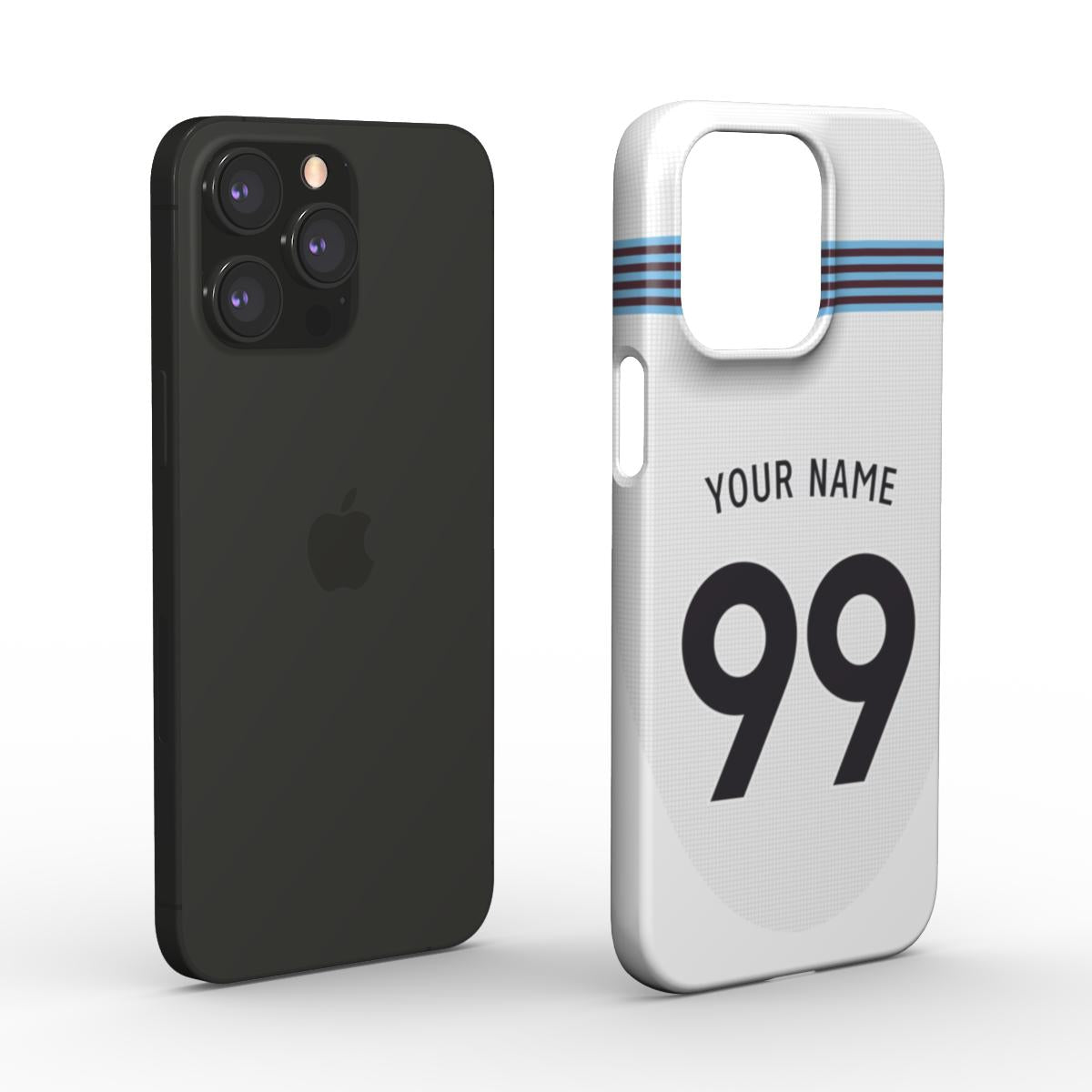 Aston Villa - 2024/25 - Away Kit - Personalised Hard Shell Phone Case - TIFO CASES