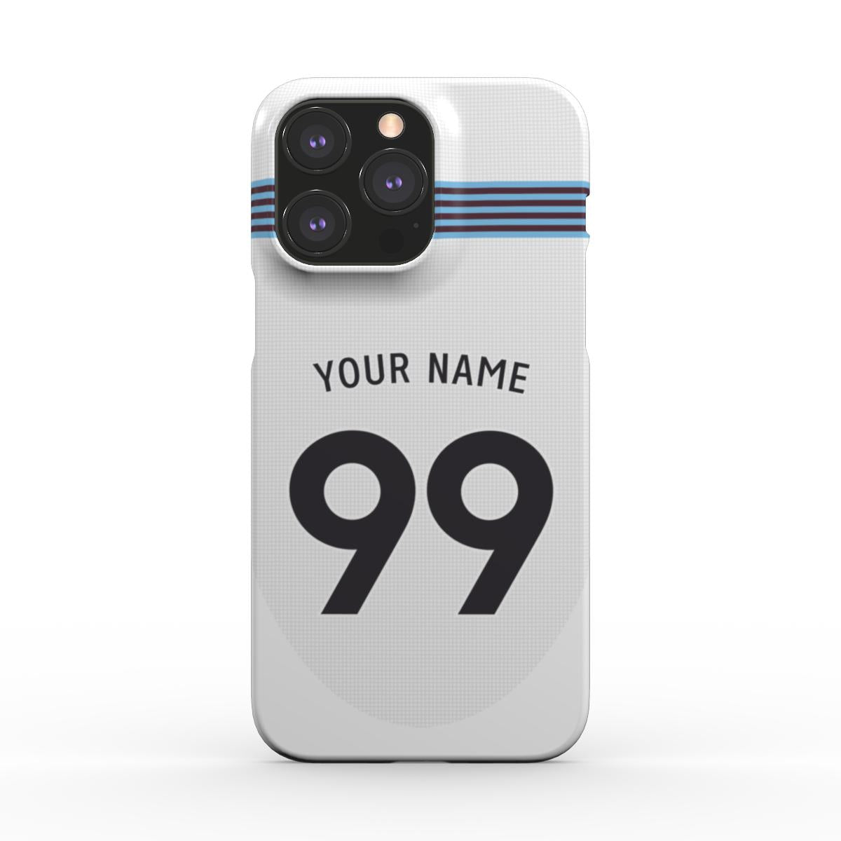 Aston Villa - 2024/25 - Away Kit - Personalised Hard Shell Phone Case - TIFO CASES