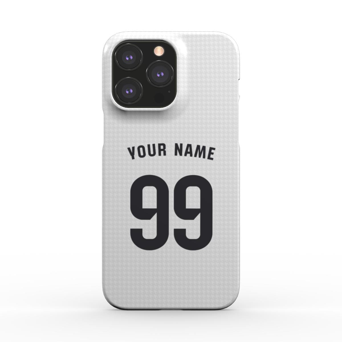 Real Madrid - 2024/25 - Home Kit - Personalised Hard Shell Phone Case - TIFO CASES