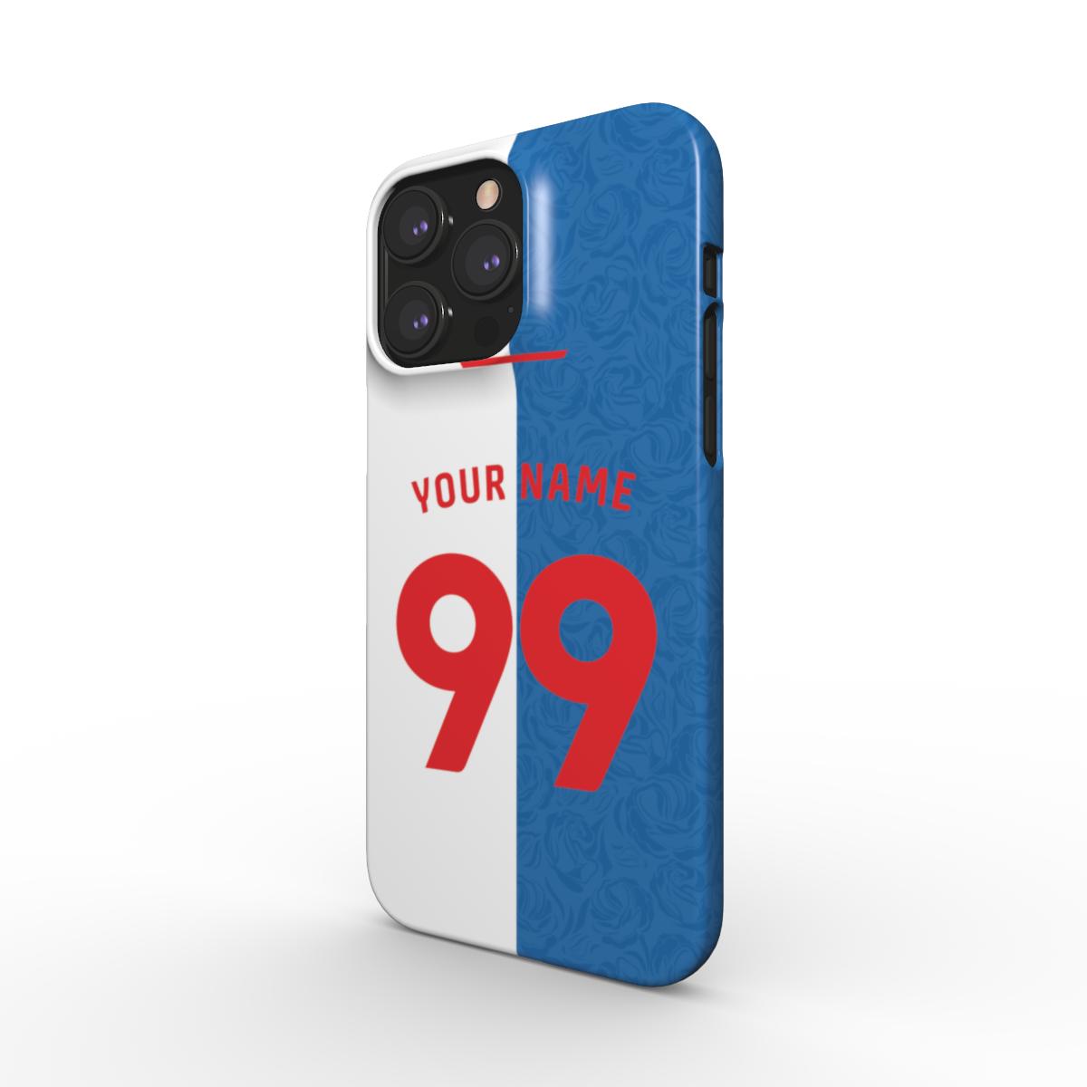 Blackburn Rovers - 2024/25 - Home Kit - Personalised Hard Shell Phone Case - TIFO CASES