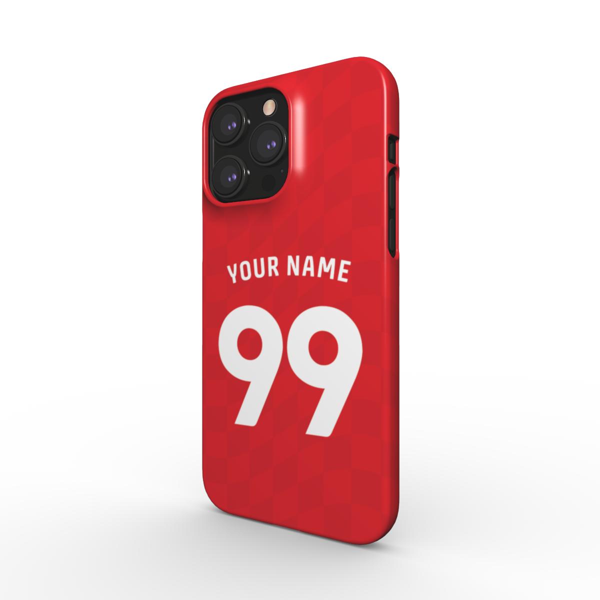 Bristol City - 2024/25 - Home Kit - Personalised Hard Shell Phone Case - TIFO CASES