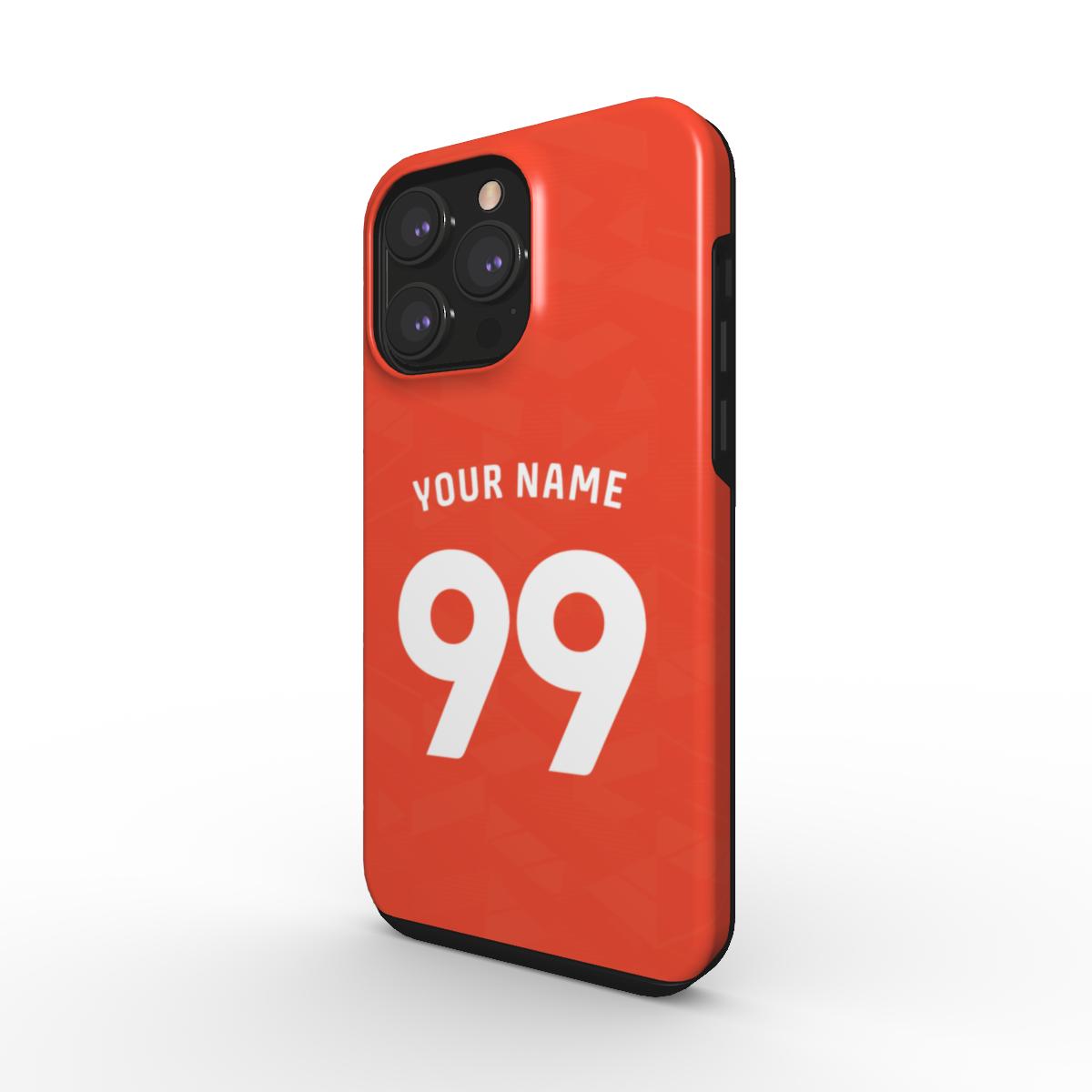 Luton Town - 2024/25 - Home Kit - Personalised Dual Layer Phone Case - TIFO CASES