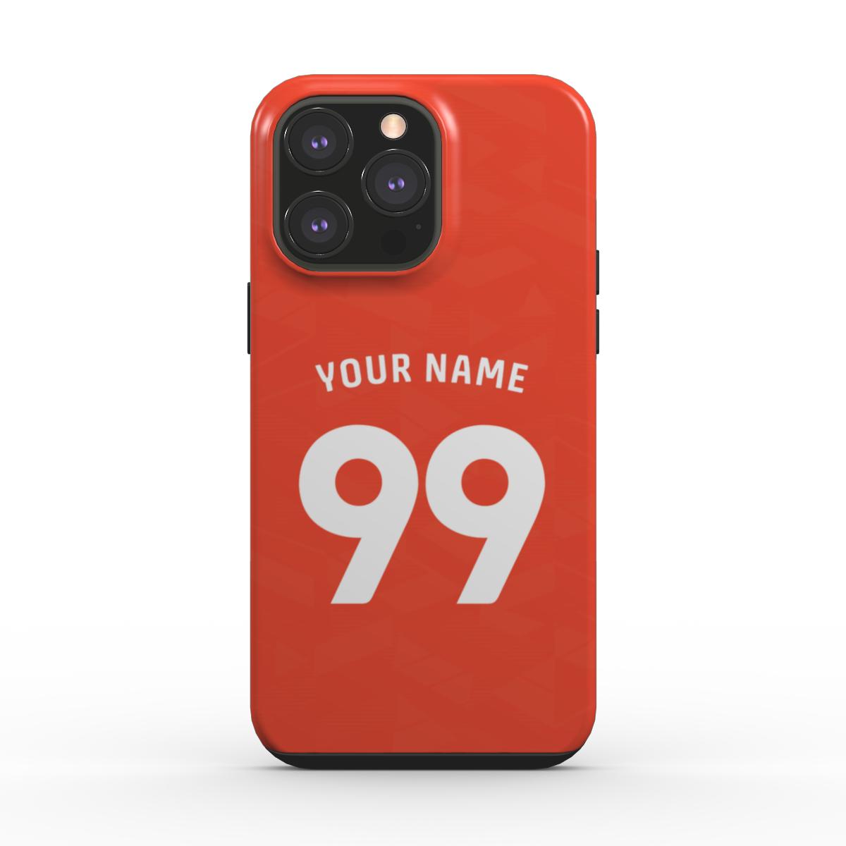 Luton Town - 2024/25 - Home Kit - Personalised Dual Layer Phone Case - TIFO CASES