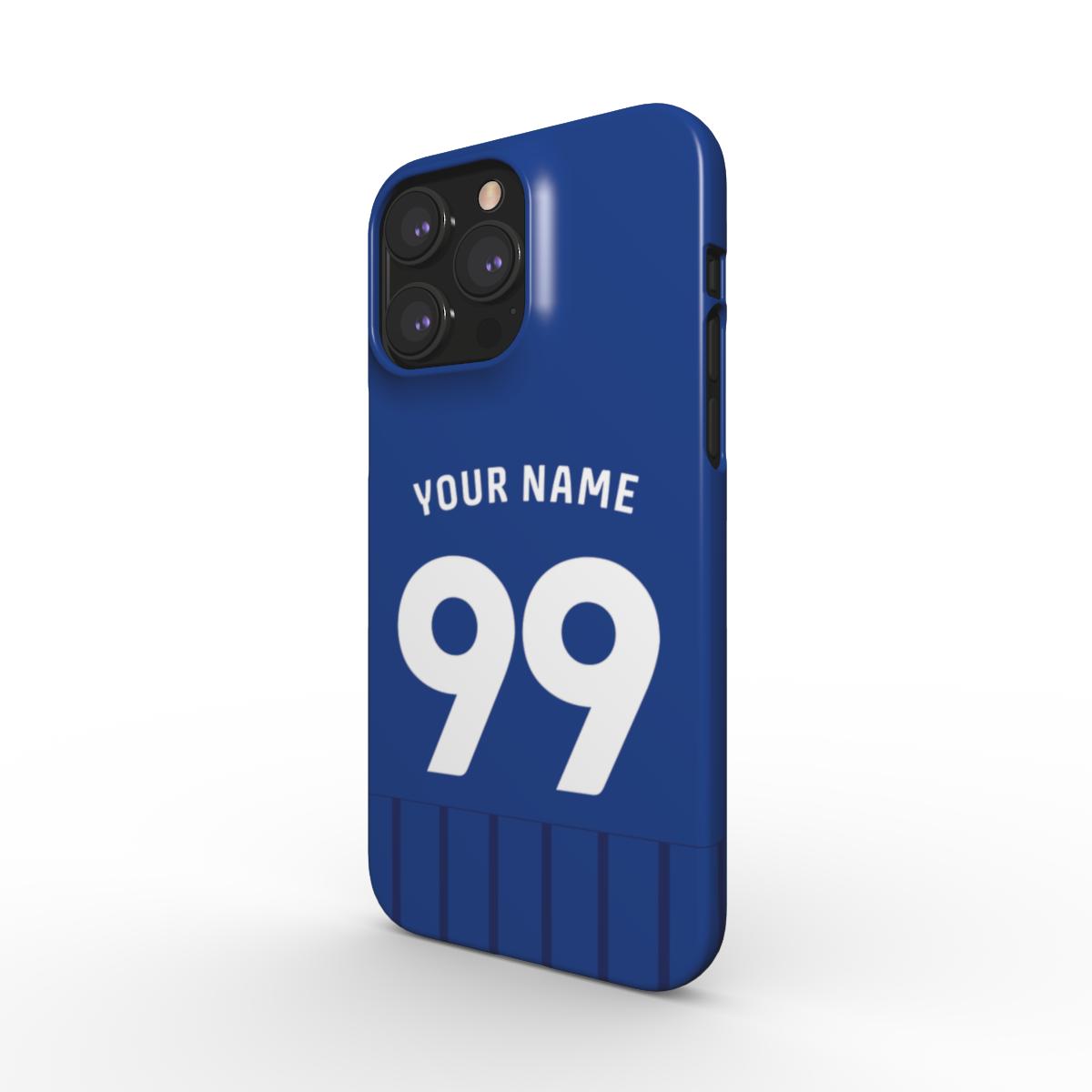 Portsmouth - 2024/25 - Home Kit - Personalised Hard Shell Phone Case