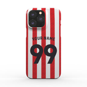 Sunderland - 2024/25 - Home Kit - Personalised Hard Shell Phone Case