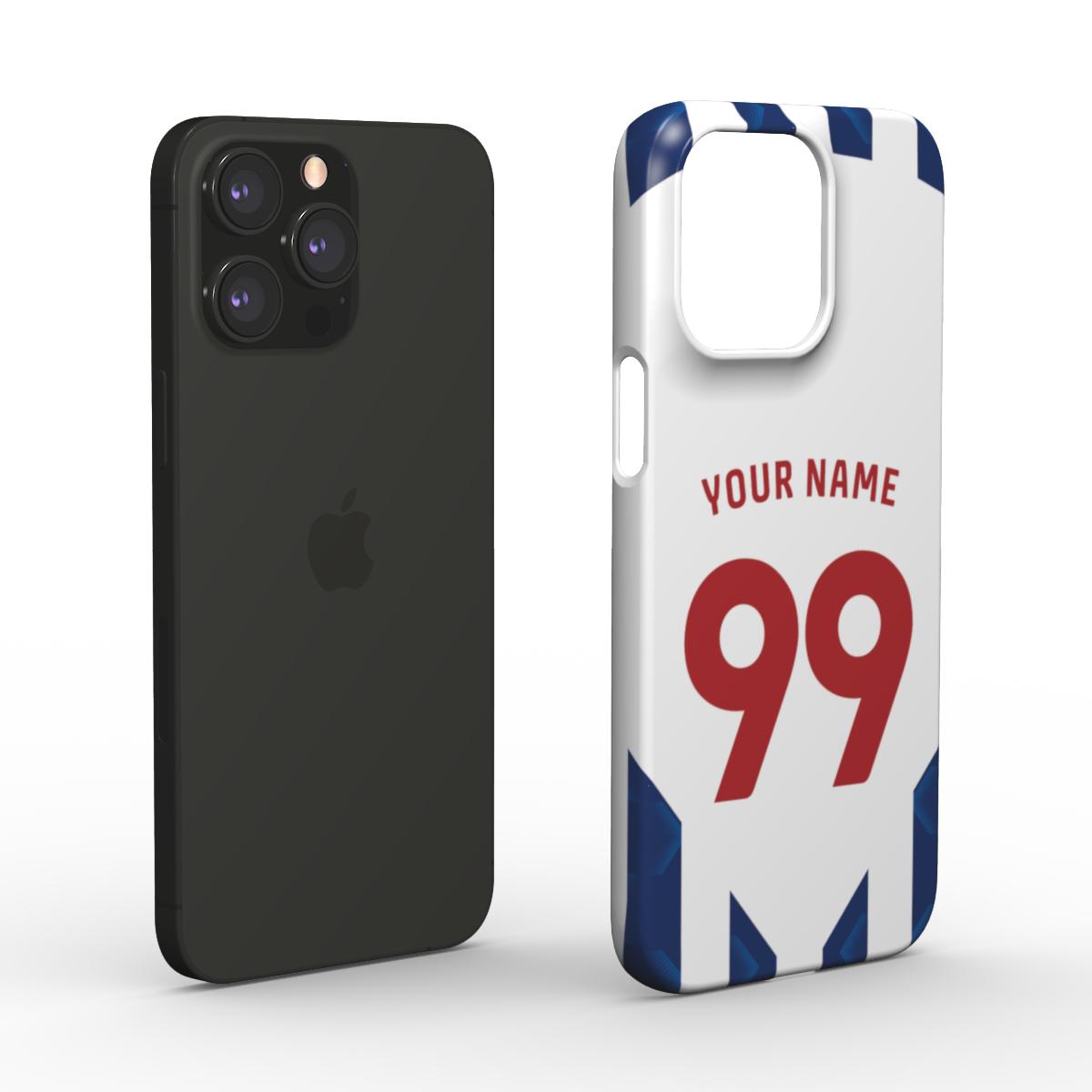 West Bromwich Albion - 2024/25 - Home Kit - Personalised Hard Shell Phone Case