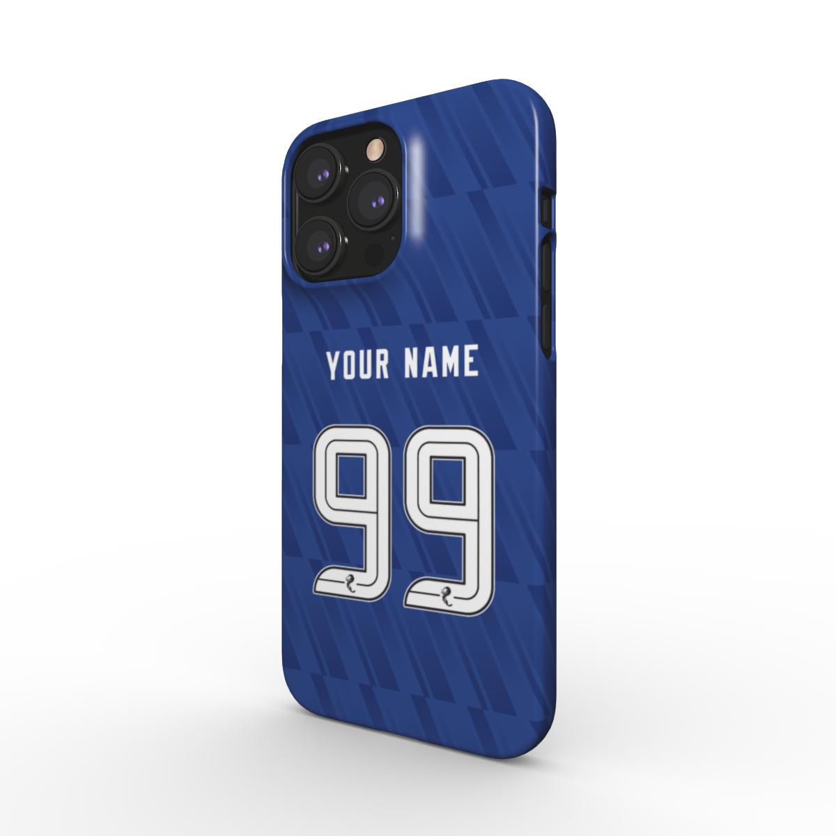 Rangers - 2024/25 - Home Kit - Personalised Hard Shell Phone Case