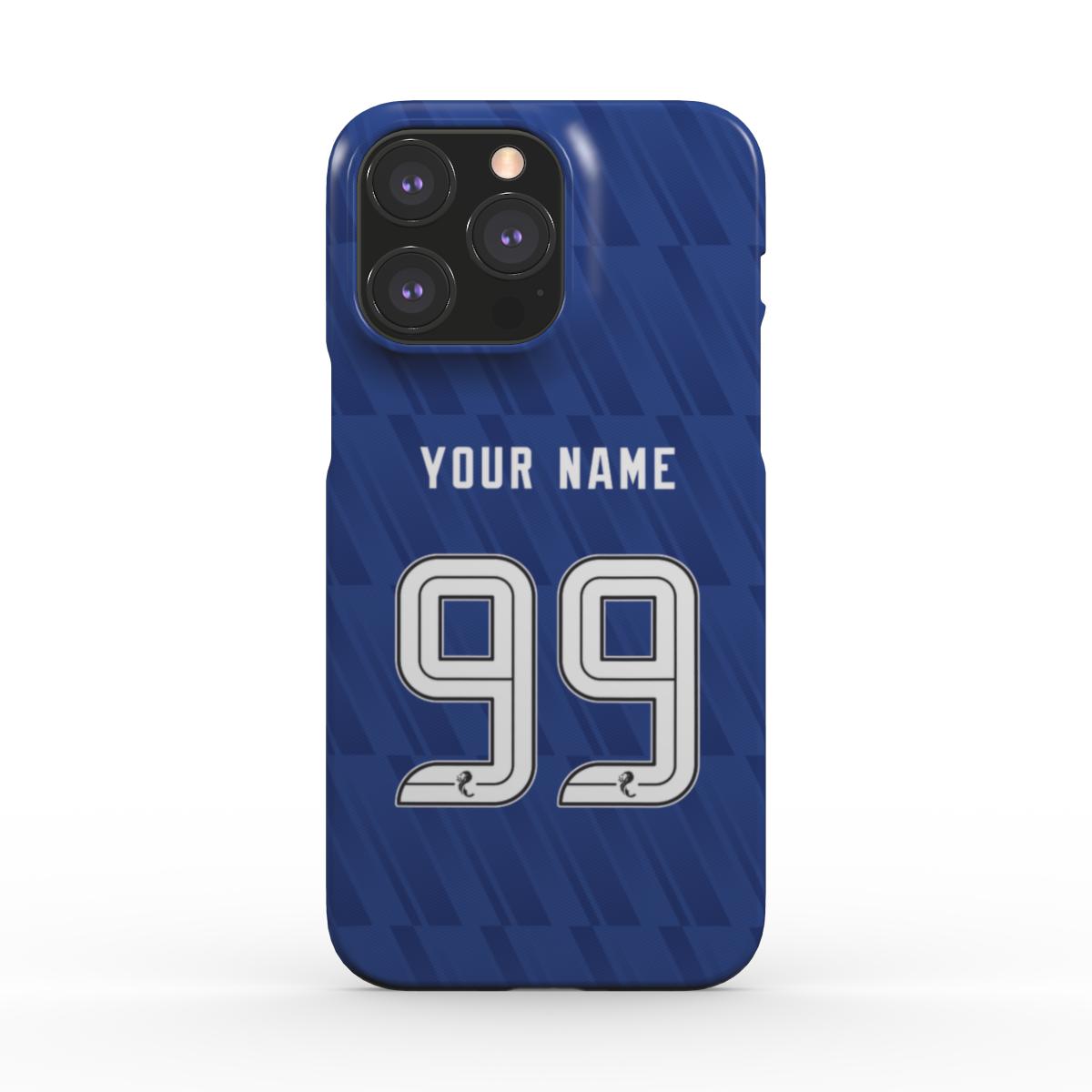 Rangers - 2024/25 - Home Kit - Personalised Hard Shell Phone Case