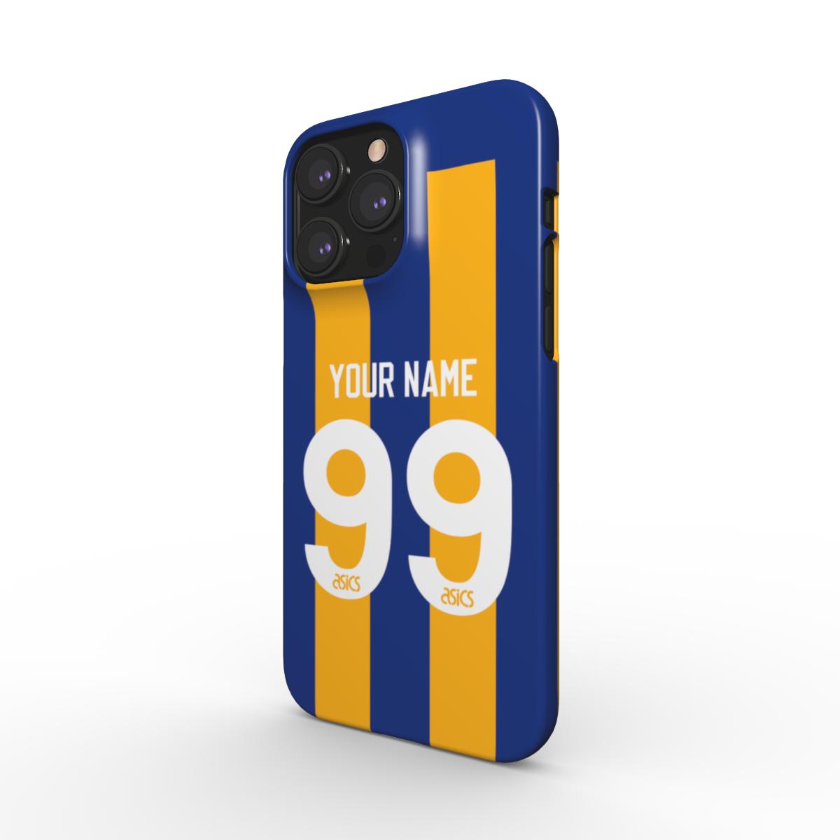 Leeds United - 1993/95 - Away Kit - Personalised Hard Shell Phone Case