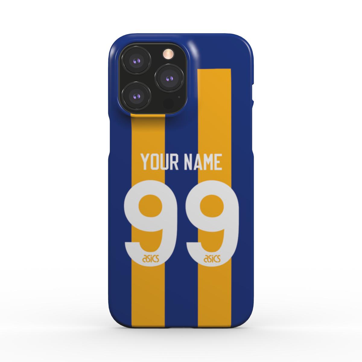 Leeds United - 1993/95 - Away Kit - Personalised Hard Shell Phone Case