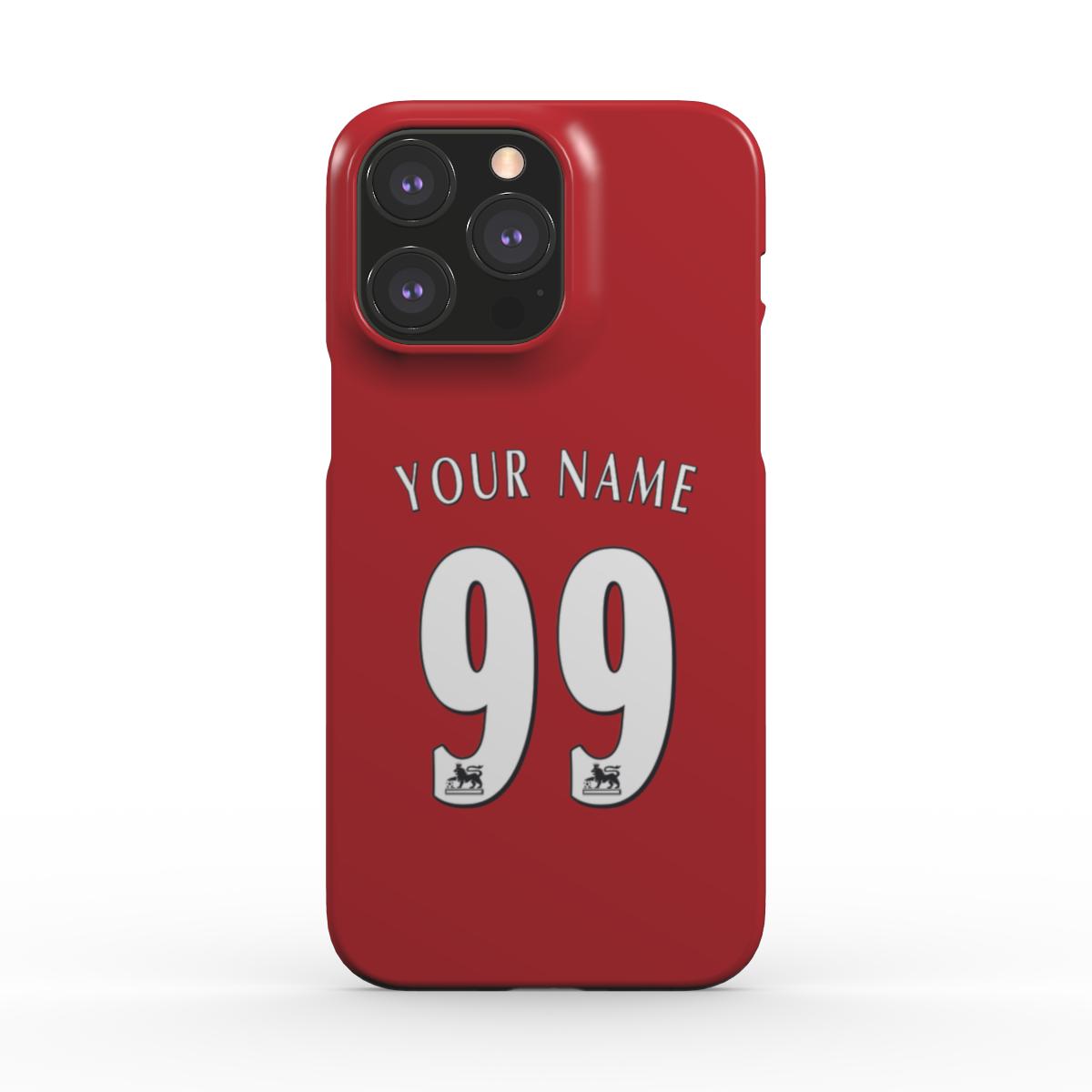 Liverpool - Istanbul 2005 - Home Kit - Personalised Hard Shell Phone Case