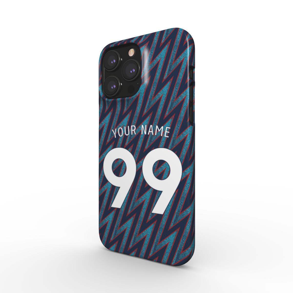 Arsenal - 2021/22 - Away Kit - Personalised Hard Shell Phone Case