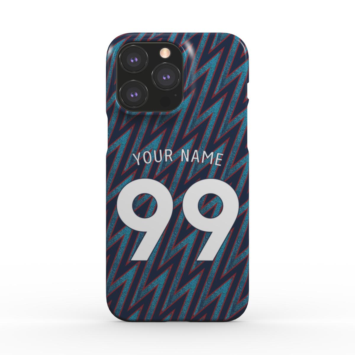 Arsenal - 2021/22 - Away Kit - Personalised Hard Shell Phone Case