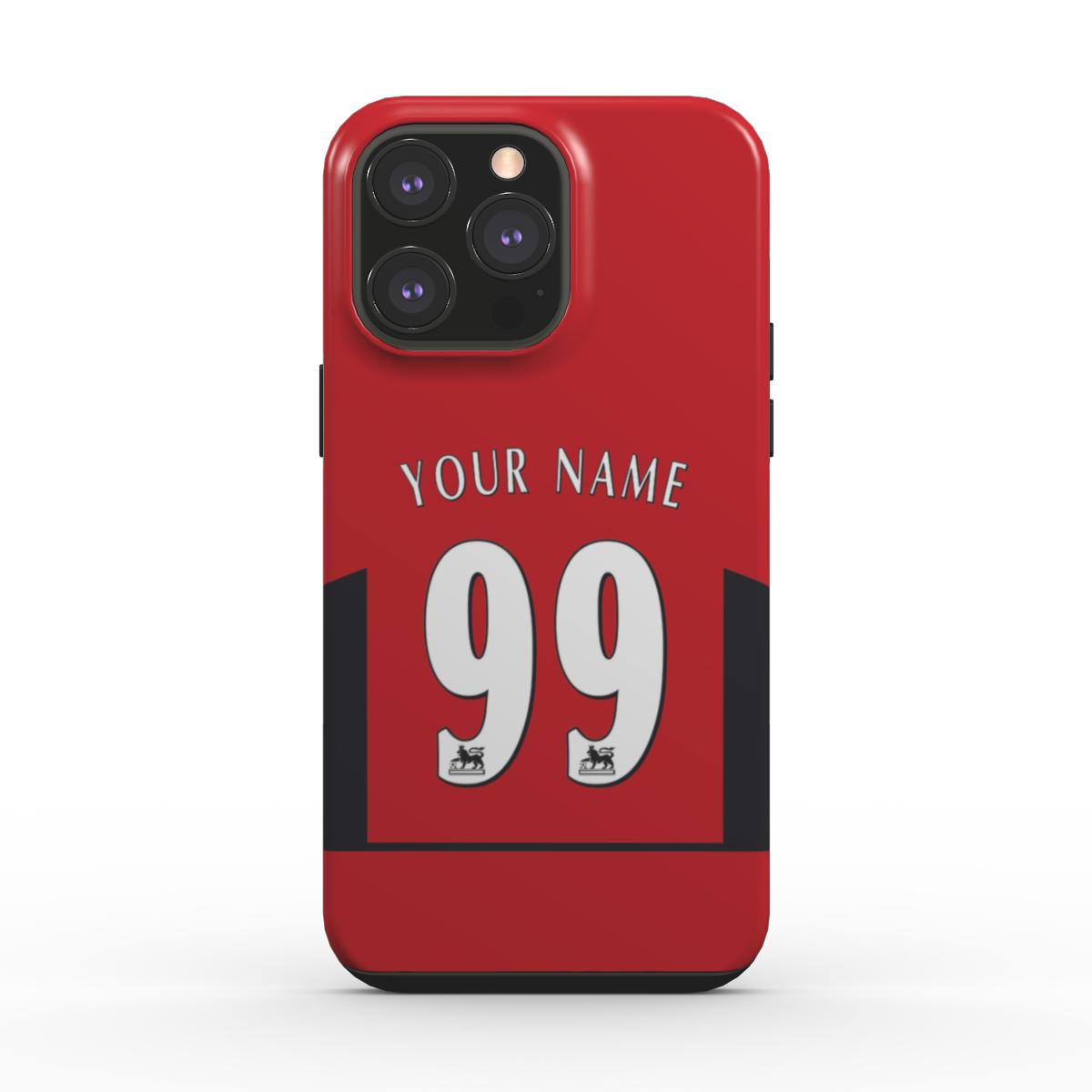 Manchester United - 2003/04 - Home Kit - Personalised Dual Layer Phone Case