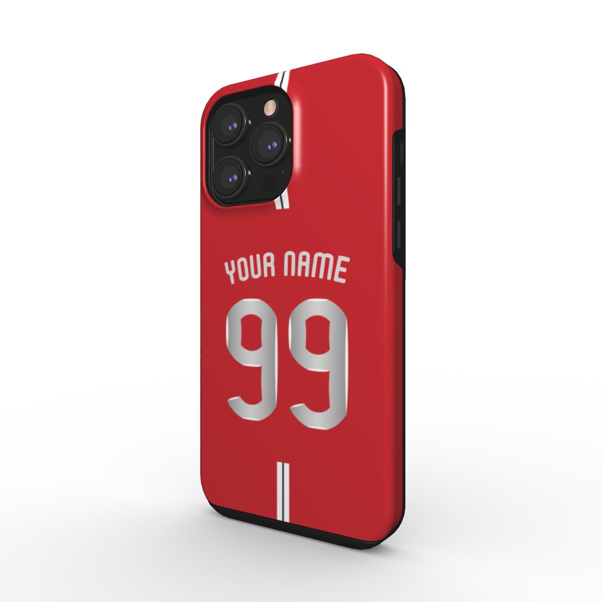 Manchester United - 2008 - Home Kit - Personalised Dual Layer Phone Case