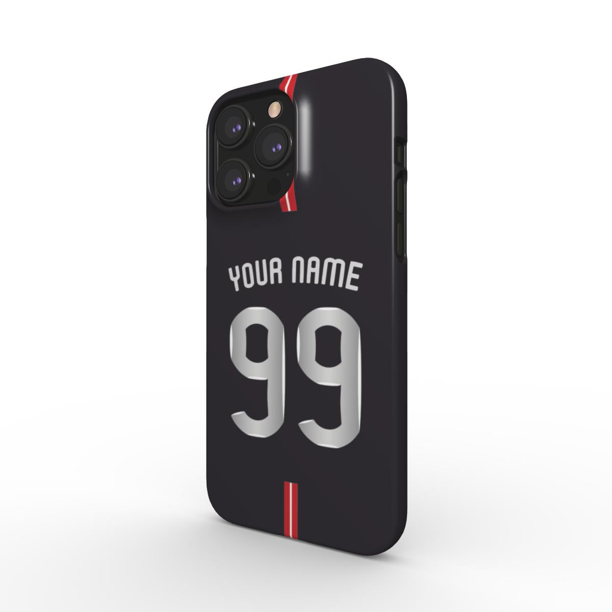 Manchester United - 2008 - Away Kit - Personalised Hard Shell Phone Case