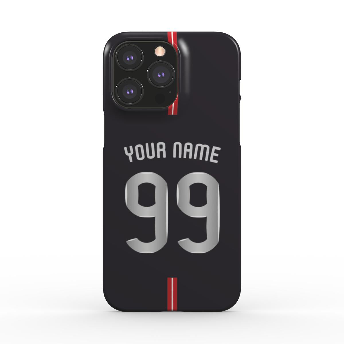 Manchester United - 2008 - Away Kit - Personalised Hard Shell Phone Case