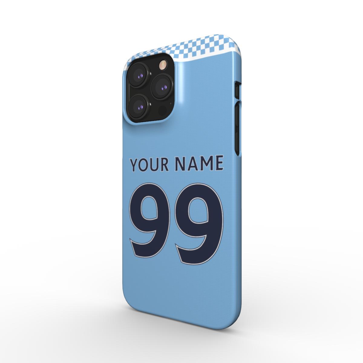 Manchester City - 2012 - Home Kit - Personalised Hard Shell Phone Case