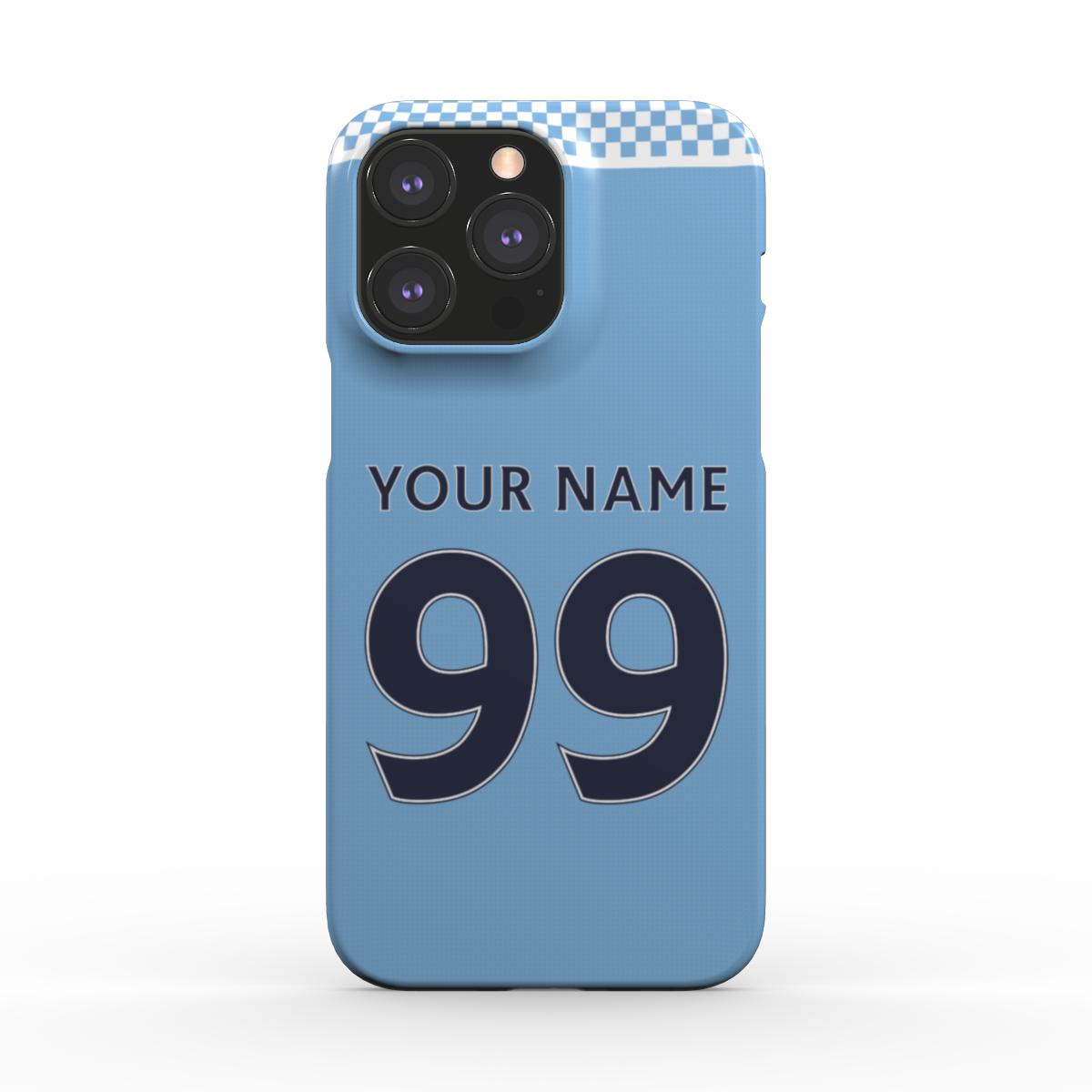 Manchester City - 2012 - Home Kit - Personalised Hard Shell Phone Case